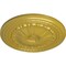 Ekena Millwork Alexa Ceiling Medallion (Fits Canopies up to 2 7/8"), Hand-Painted Rich Gold, 20 1/2"OD x 1 7/8"P CM20ALRGS - alternate 2